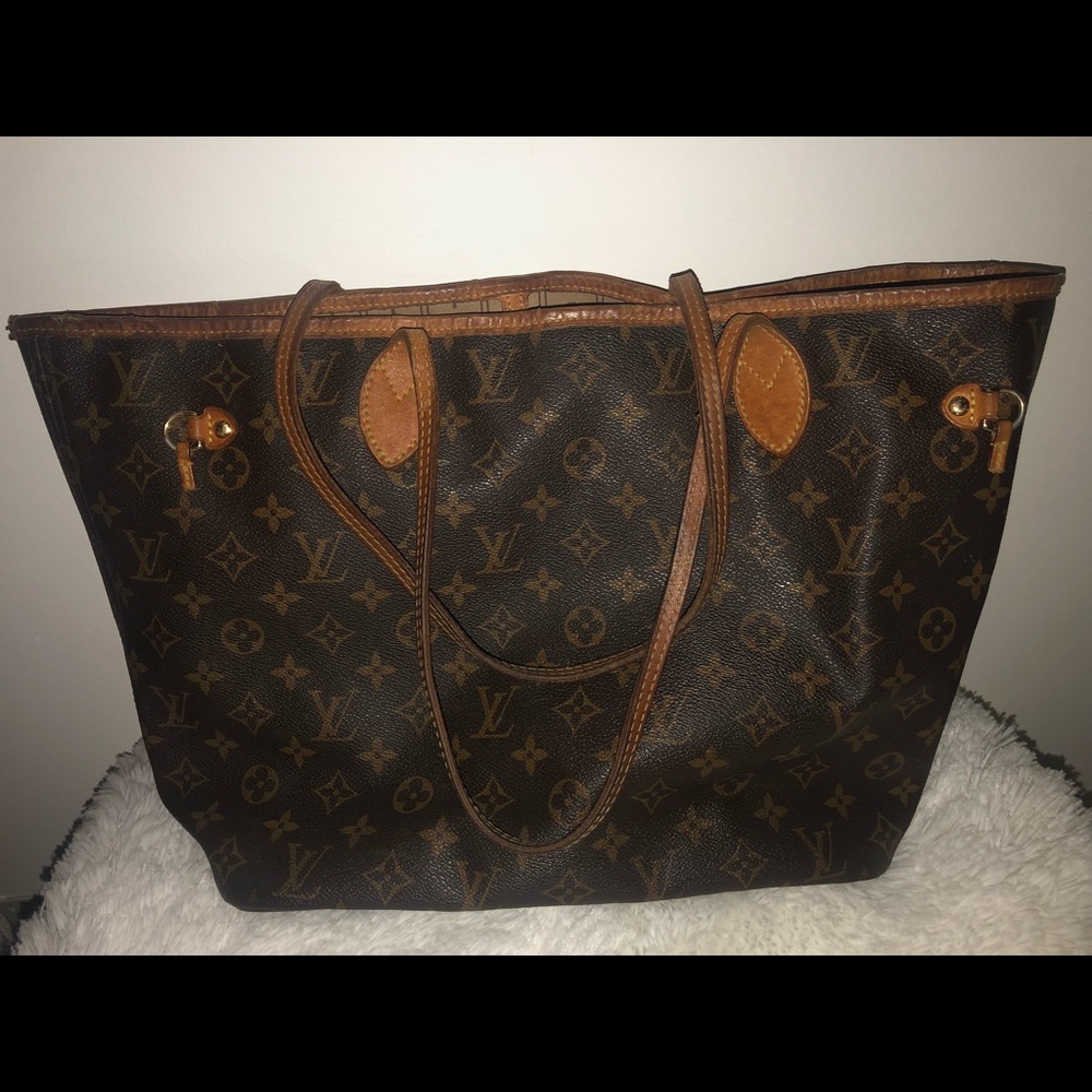 Used LV Neverfull tote